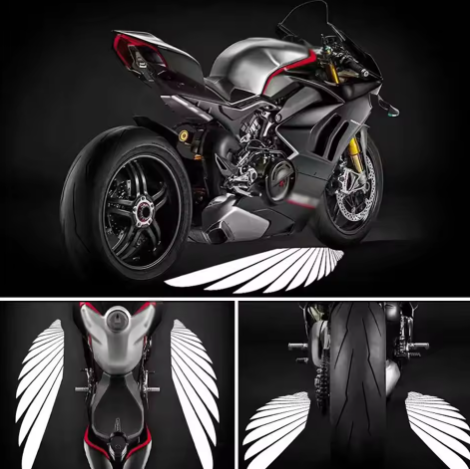 Angel Wing Projector Light For Bike