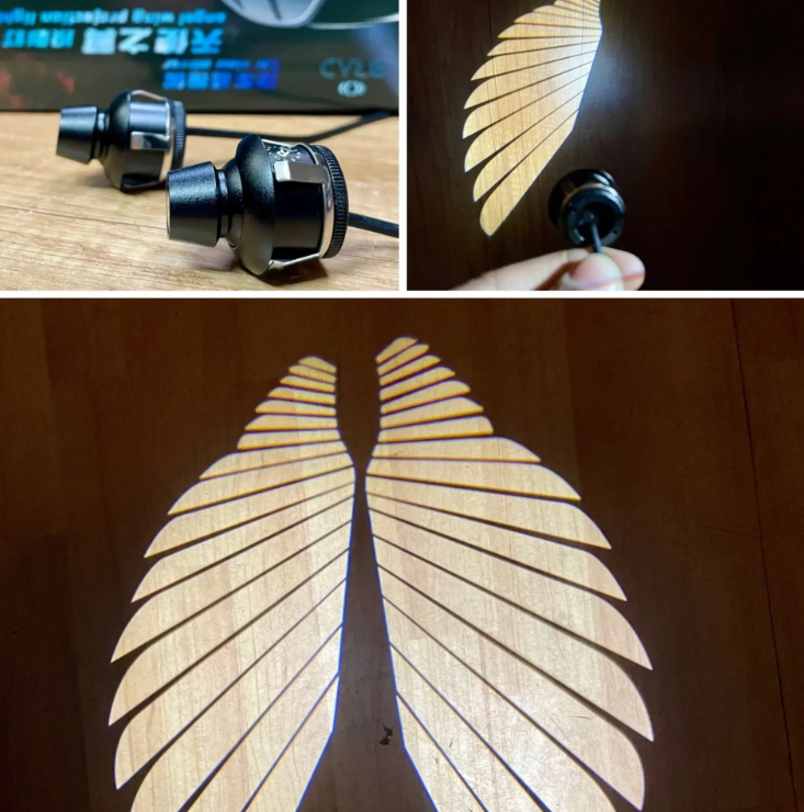 Angel Wing Projector Light For Bike