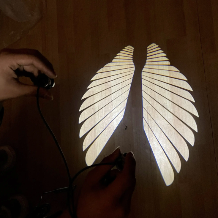 Angel Wing Projector Light For Bike