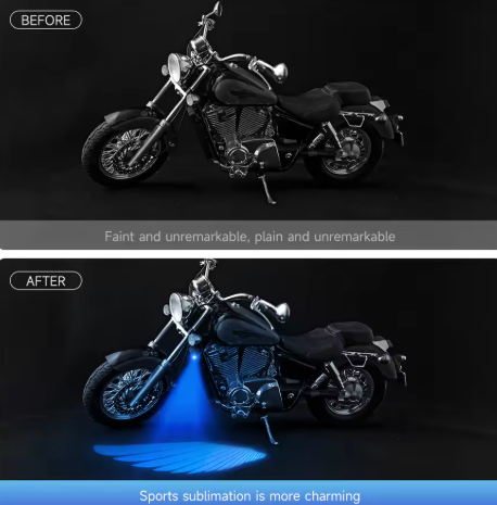 Angel Wing Projector Light For Bike